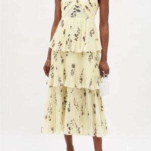Self Portrait Floral Tiered Dress